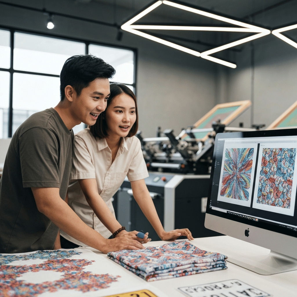 AI พลิกวงการ! ส่องอนาคตงานสกรีนเสื้อยุคใหม่ - ai-revolution-tshirt-screening