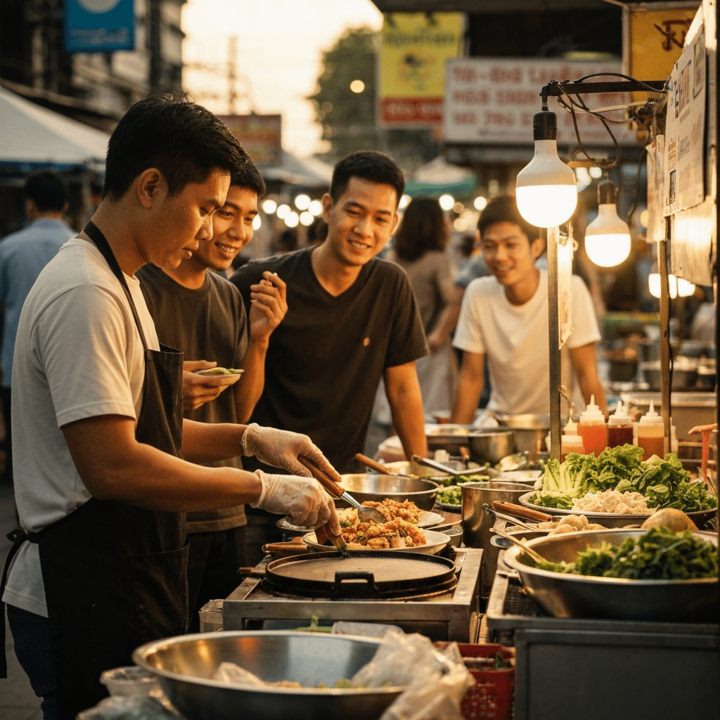 AI ปั้นร้านสตรีทฟู้ดสู่ยุคใหม่ ทำกำไรพุ่ง - ai-street-food-business-thailand