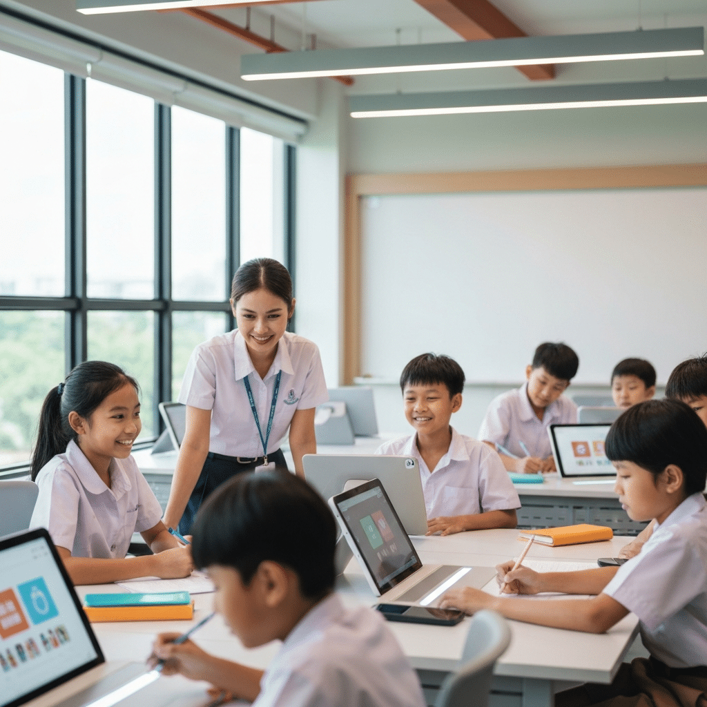 การศึกษา 2026: เมื่อ AI Tutor คือผู้ช่วยครูยุคใหม่ - ai-tutor-thai-education-2026