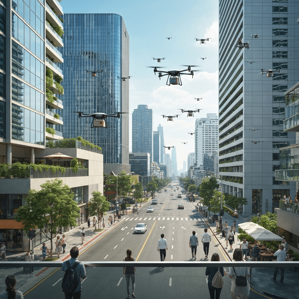โดรนส่งของครองฟ้า! คนกรุงฯ รับของใน 15 นาที? - bangkok-drone-delivery-2026