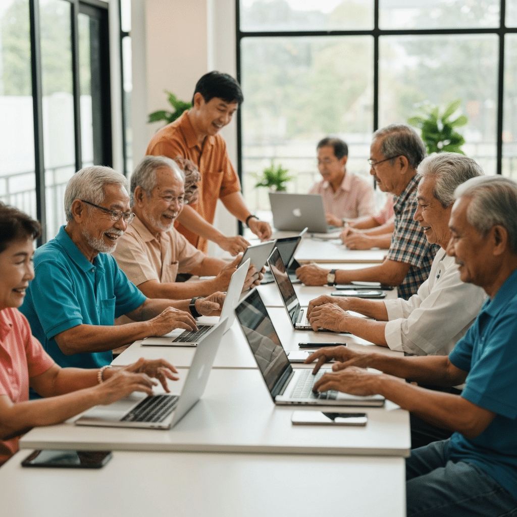 วัยเก๋าติดปีก! คอร์ส Upskill ดิจิทัล สร้างรายได้หลังเกษียณ - senior-digital-upskill-courses