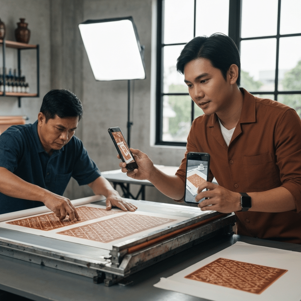 งานสกรีน 2.0: ศิลปะไทยผสาน AR สร้างรายได้ทะลุล้าน - thai-art-ar-screen-printing