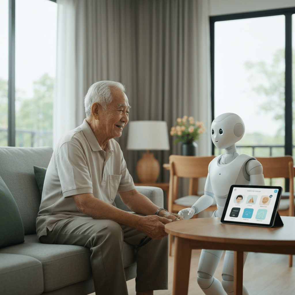 AI เพื่อนคู่ใจ: เทรนด์ใหม่ดูแลผู้สูงวัยในสังคมไทย 2569 - ai-companion-elderly-care-thailand