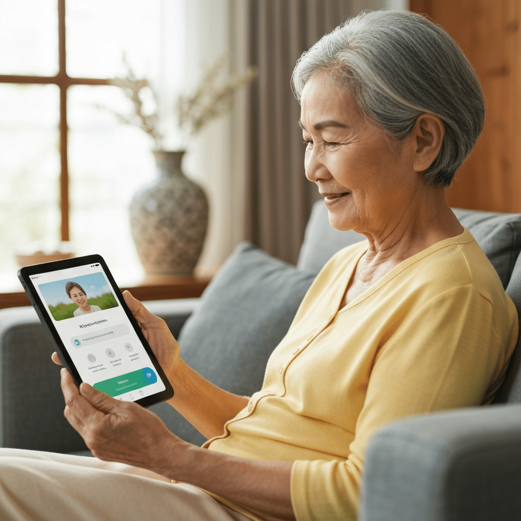 AI เพื่อนใจผู้สูงวัย สู้ภัยซึมเศร้าในบ้าน - ai-companion-for-seniors-depression