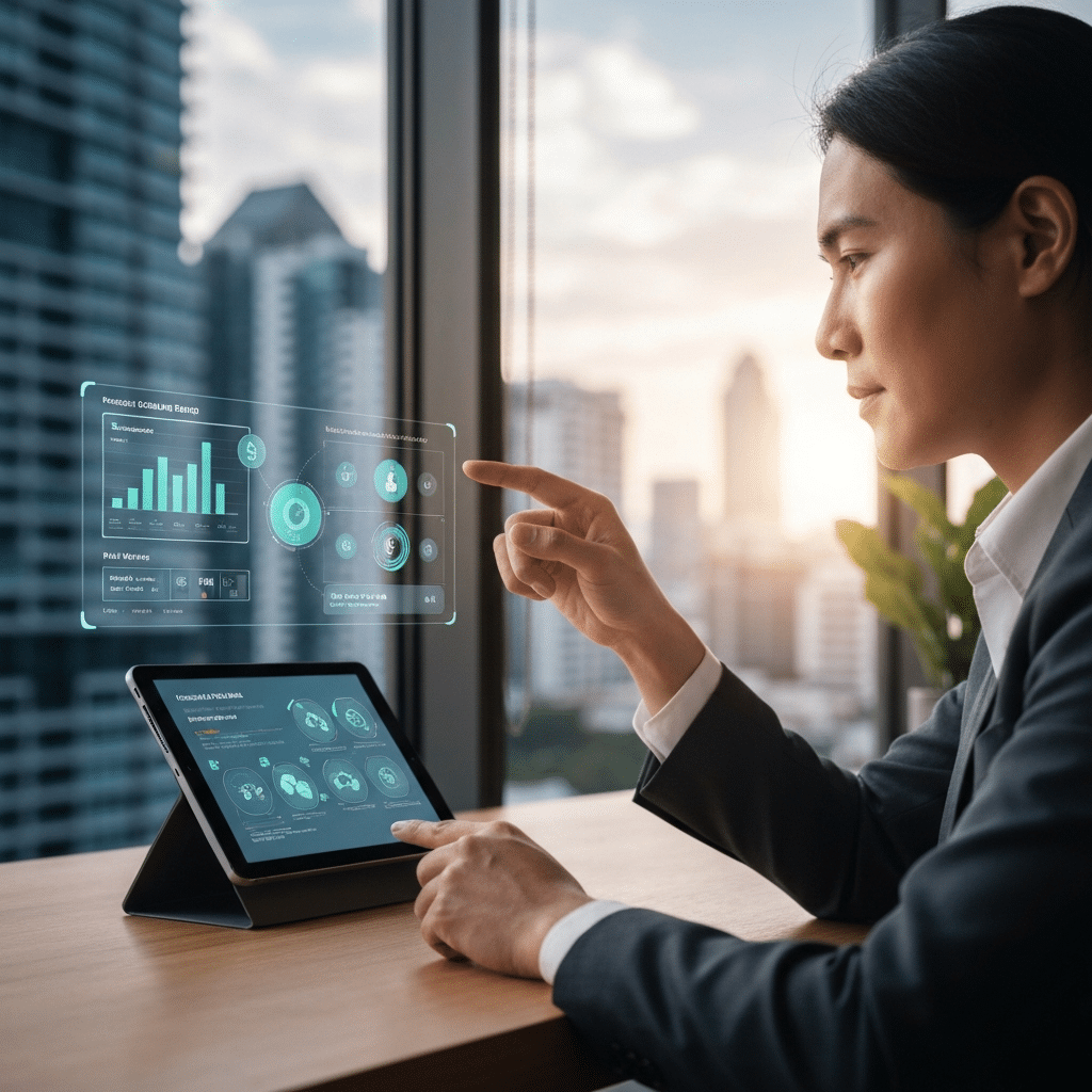 เงินบาทดิจิทัลในมือ AI: อนาคตการเงินยุคใหม่ - ai-manages-digital-baht