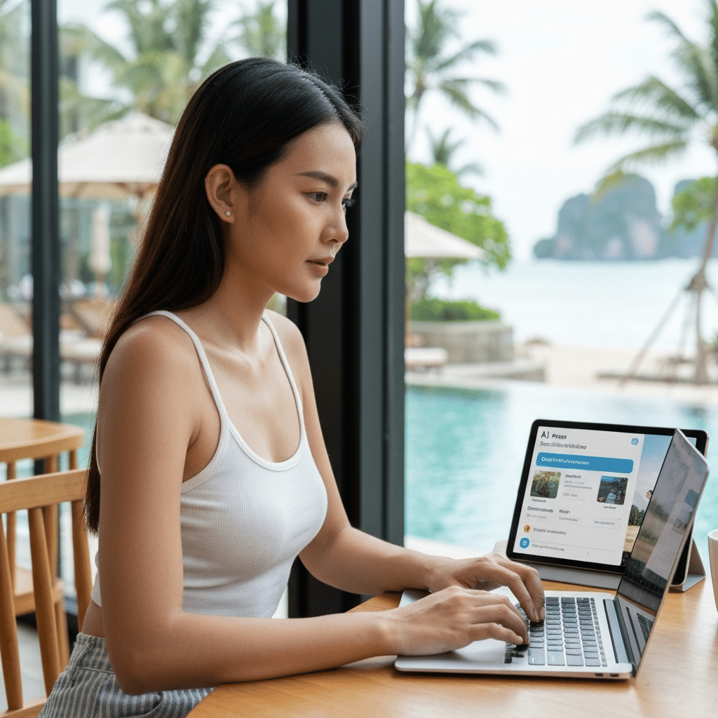ชีวิต Nomad 2.0: AI จัดทริปทำงานทั่วไทย งบไม่บานปลาย - ai-plan-digital-nomad-thailand