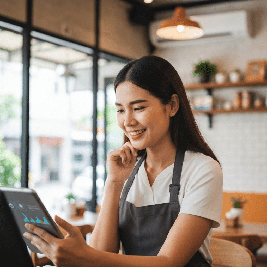 AI ผู้ช่วยร้านเล็ก: SME ไทยโตไวด้วยเทคโนโลยีท้องถิ่น - hyper-local-ai-thai-sme