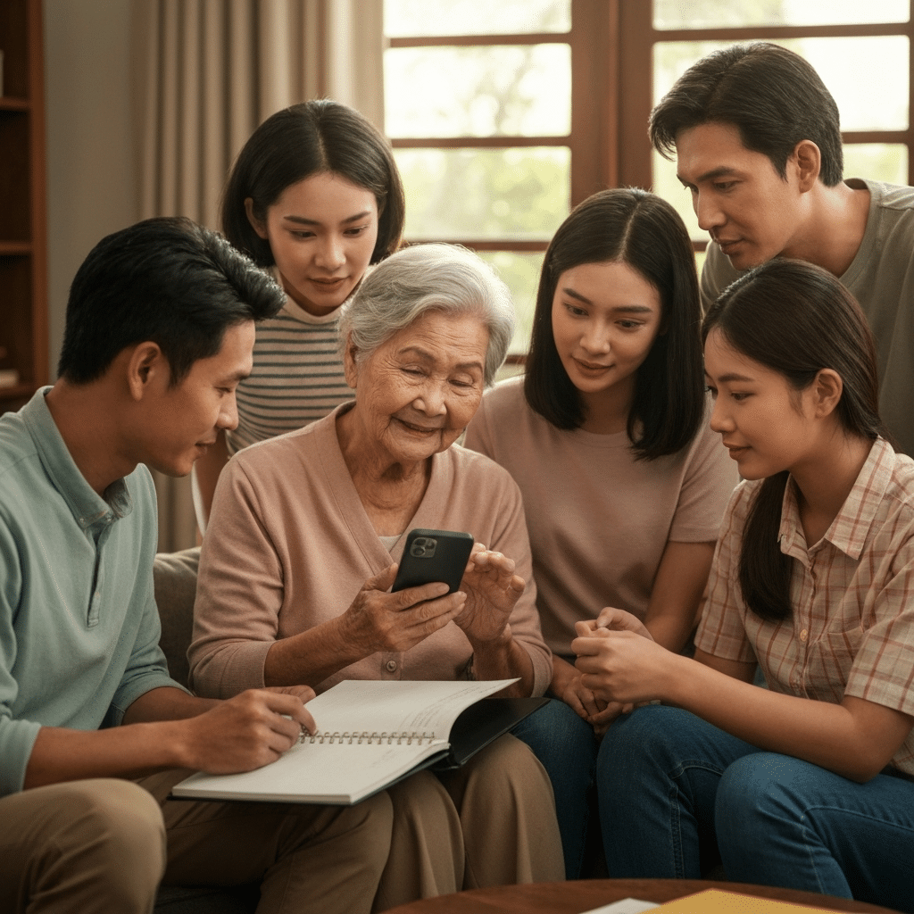 เงินดิจิทัลผู้สูงวัย จัดการไงไม่ให้ลูกหลานทะเลาะกัน - senior-digital-wallet-planning