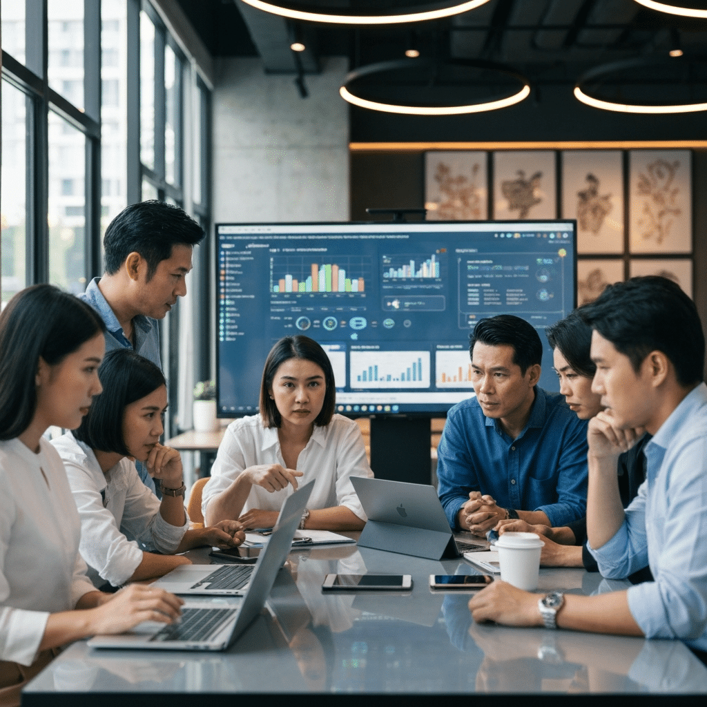 พลิกเกมธุรกิจ! AI รวมพลัง SME สู้ยักษ์อีคอมเมิร์ซ - sme-collaborative-ai-ecommerce