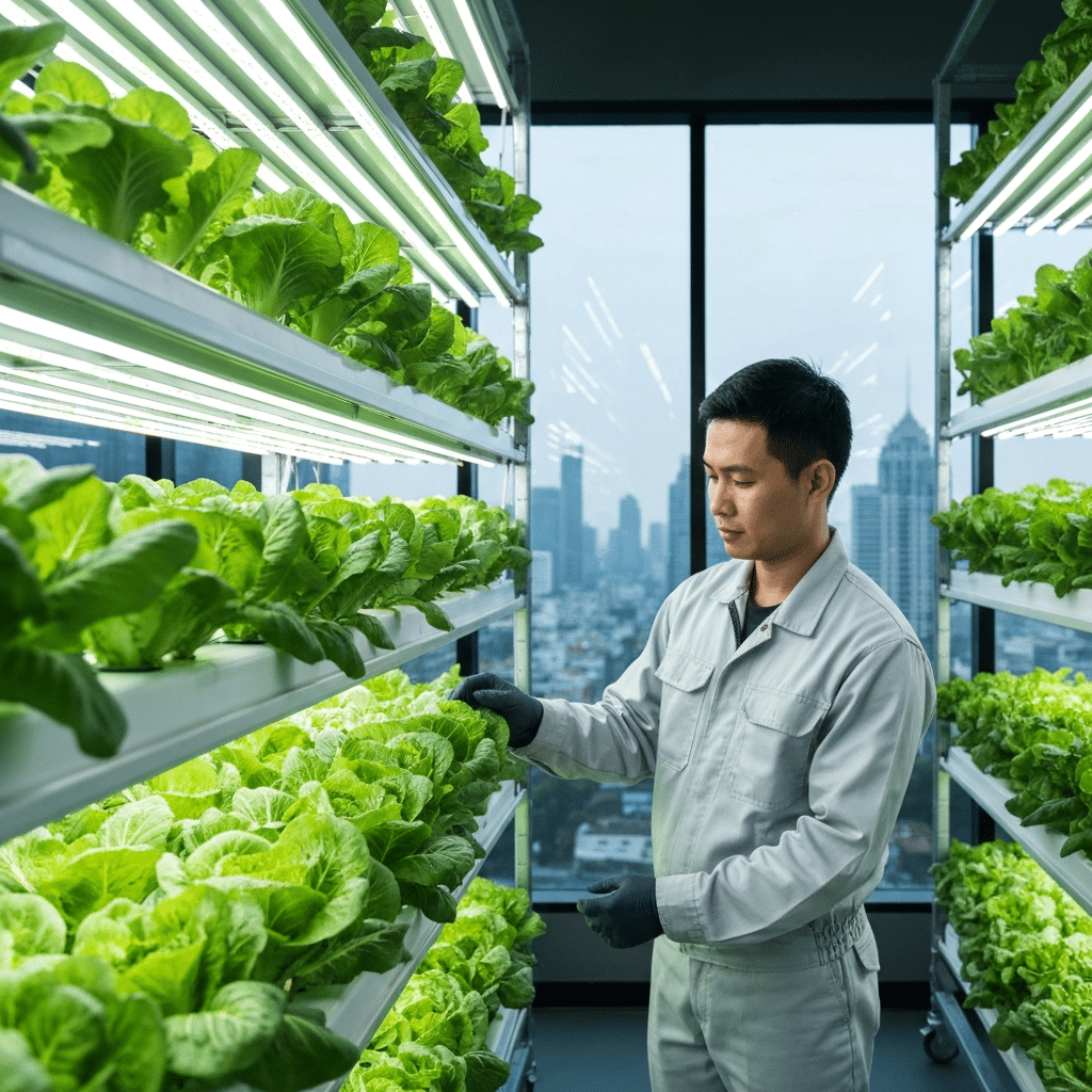 ผักสดจากตึก! Vertical Farming กลางกรุงฯ เทรนด์ธุรกิจอาหาร - vertical-farming-bangkok-restaurants
