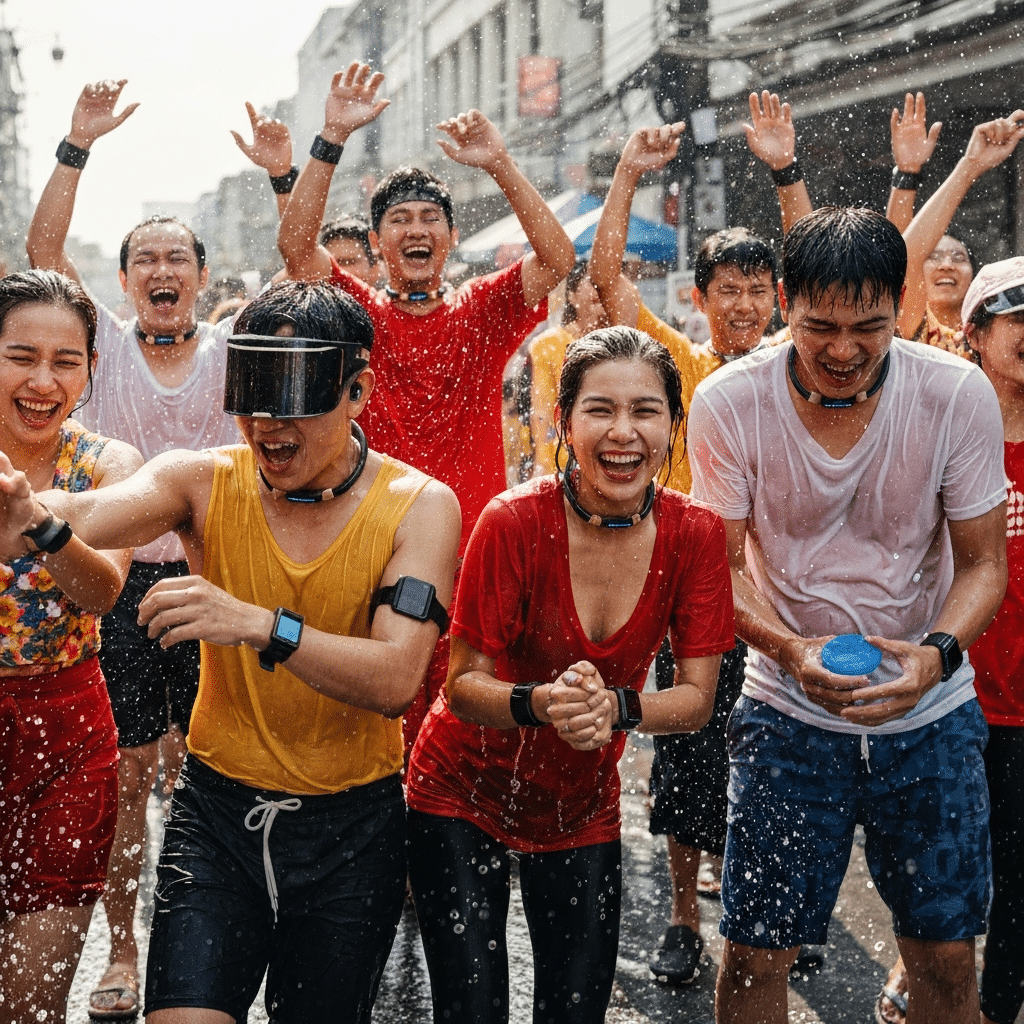 แกดเจ็ตกันแดด 2026: ป้องกันฮีทสโตรกรับสงกรานต์ - wearable-tech-heatstroke-prevention-2026