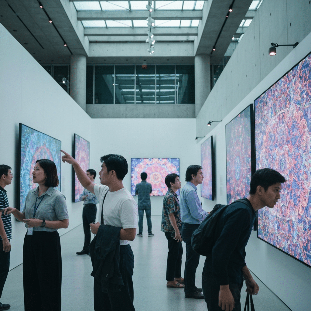 ศิลปะ AI ที่หอศิลป์ฯ สวยจริงหรือแค่โค้ดดิ้ง? - ai-art-exhibition-bangkok-debate