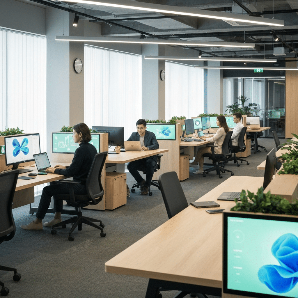 AI Co-working Space ธุรกิจให้เช่าโต๊ะทำงานอัจฉริยะ 2569 - ai-coworking-space-business-2026