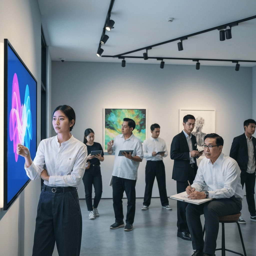 AI เขย่าวงการศิลป์ไทย: อนาคตศิลปินในยุคดิจิทัล - ai-disrupts-thai-art-scene