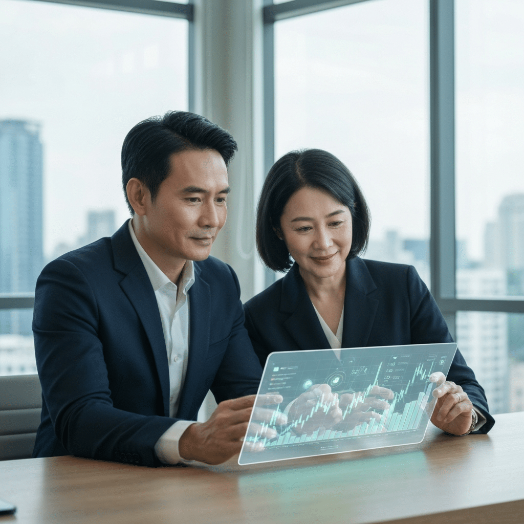 AI วางแผนเกษียณ: อนาคตการเงินของคนไทยวัย 40+ - ai-future-retirement-planning-thailand