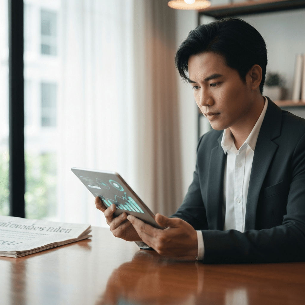 AI จัดพอร์ตให้ รวยจริงหรือแค่ใจฟู? - ai-investment-portfolio-thailand