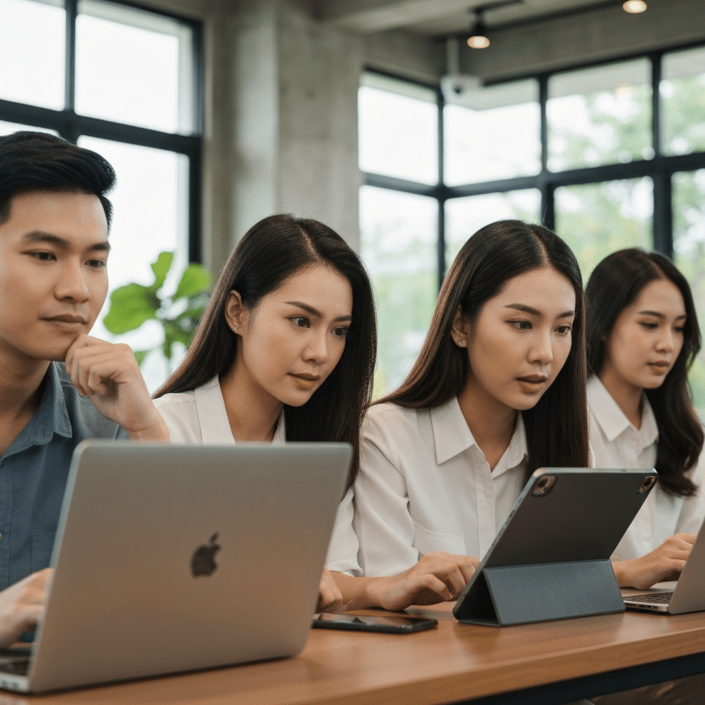 AI จัดพอร์ตให้! Gen Z ใช้สมองกลรวยลัด เสี่ยงหรือฉลาด? - ai-portfolio-gen-z-investing