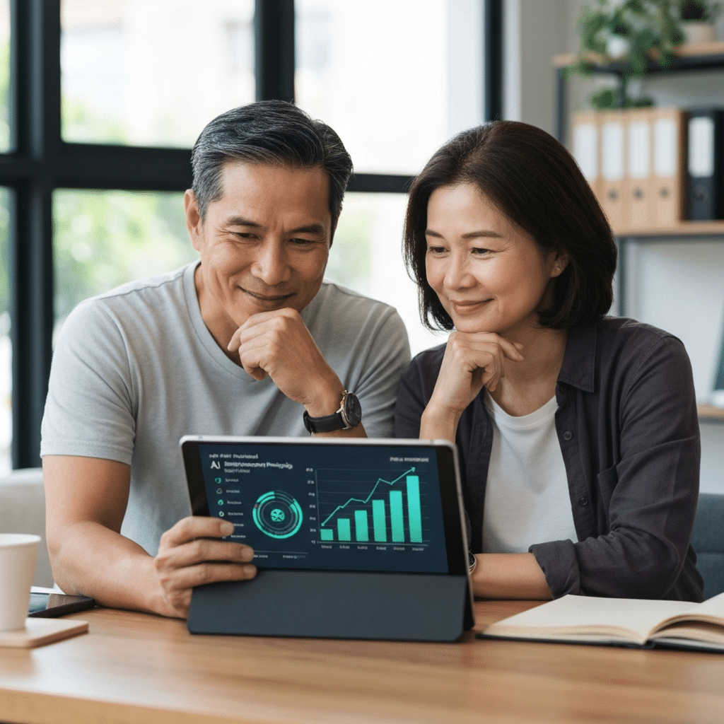 AI จัดพอร์ตวัยเกษียณ ปั้นเงินล้านก่อน 60 - ai-retirement-planning-thailand