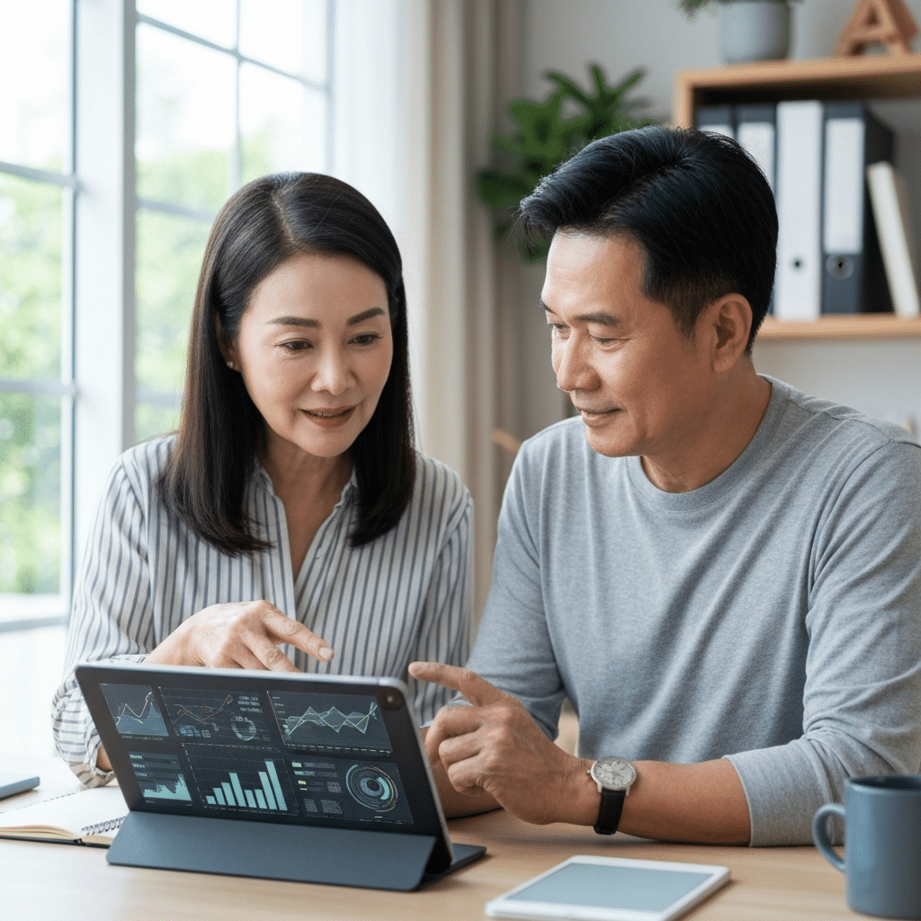 AI จัดพอร์ตเกษียณส่วนตัว ช่วยคนไทยวัยกลางคนรอด - ai-retirement-planning-thailand