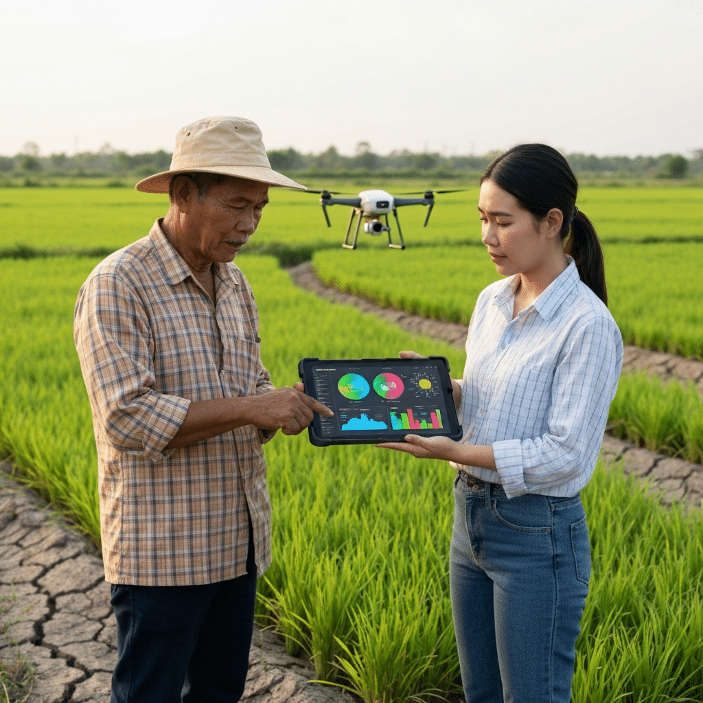AI ช่วยเกษตรกรไทย วางแผนรับมือภัยแล้งล่วงหน้าปี 2569 - ai-thai-farmers-drought-planning