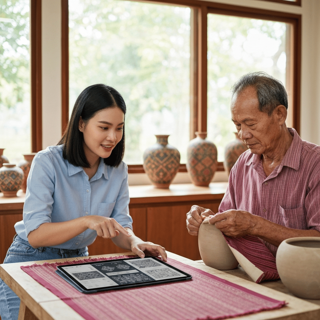 OTOP x AI: หัตถกรรมไทยโกอินเตอร์ด้วยปัญญาประดิษฐ์ - otop-ai-thai-handicrafts-go-global