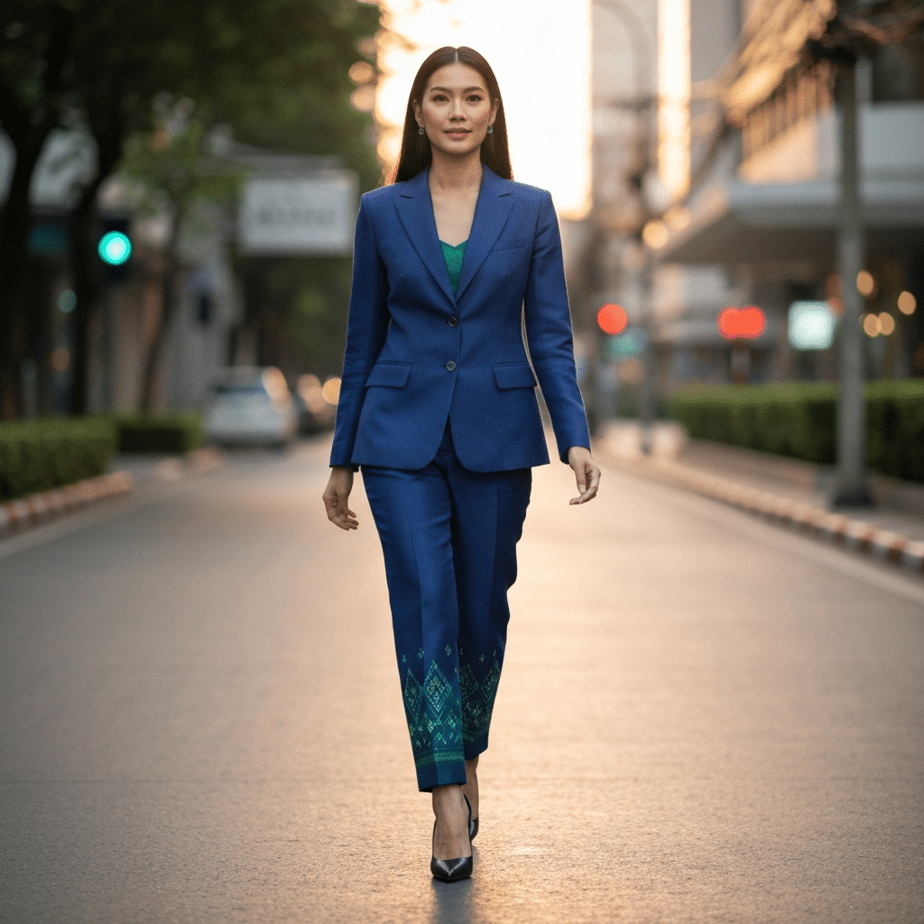 ผ้าไทยไฮเทค: แฟชั่นยั่งยืนผสมเทคโนโลยีสุดล้ำ - thai-textile-tech-fashion-2026