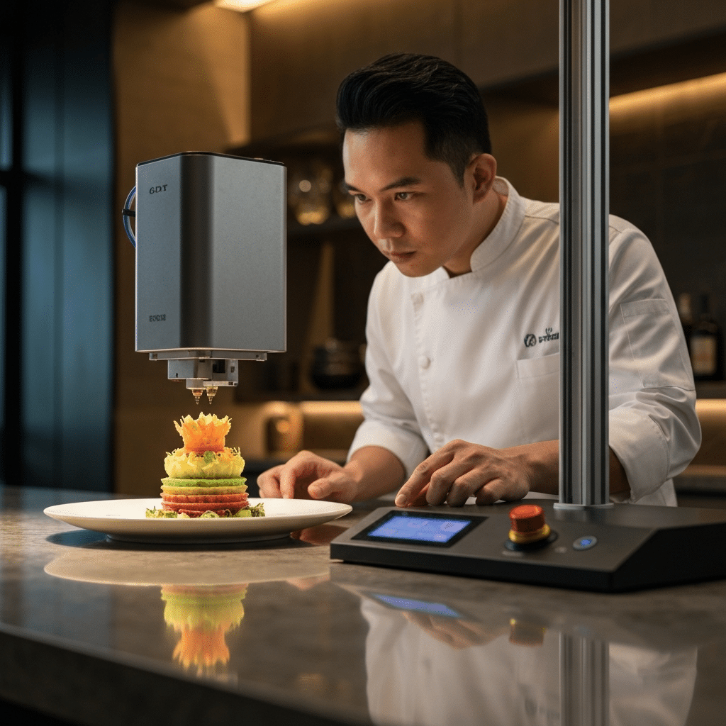อาหารพิมพ์ 3 มิติ: อนาคตวงการอาหารไทยด้วย AI - 3d-printing-food-thailand-ai