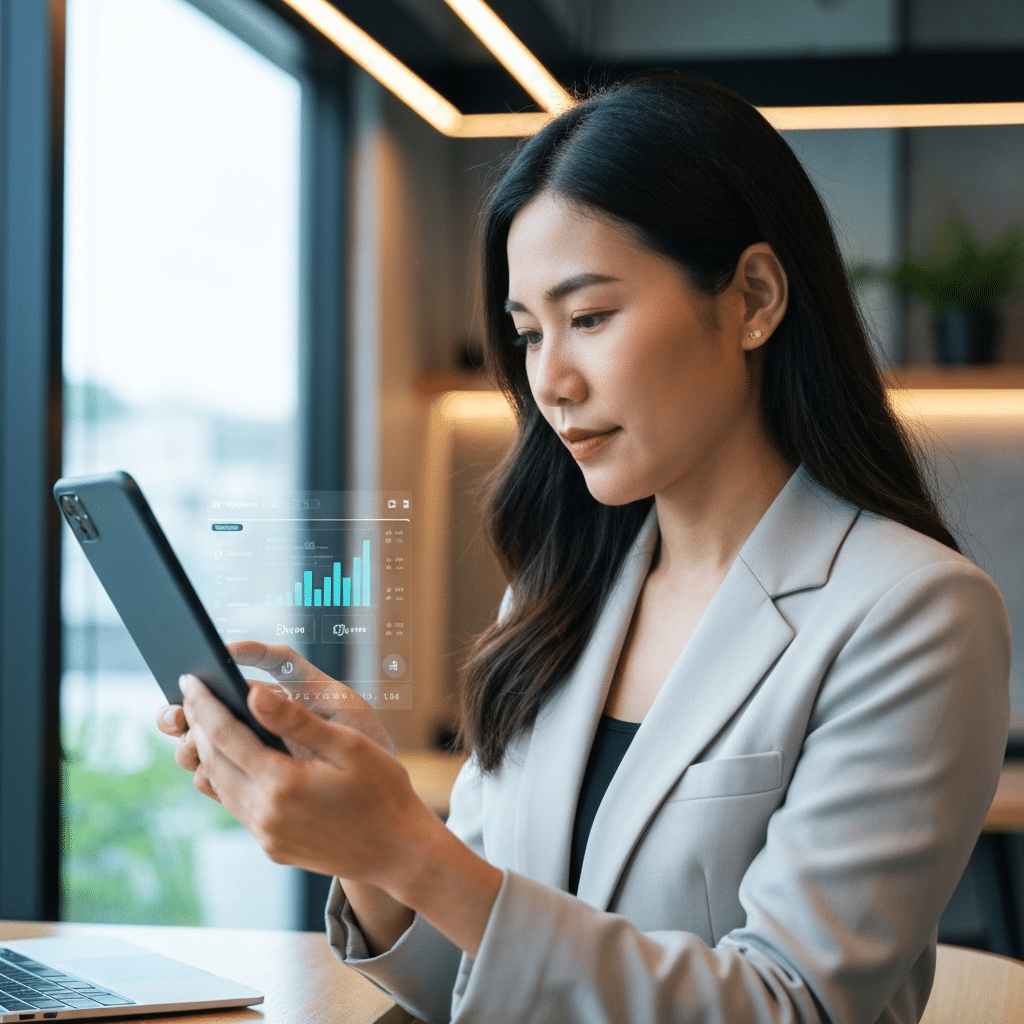 AI จัดพอร์ตให้! เทรนด์ใหม่แอพธนาคารยุคดิจิทัล 2026 - ai-manages-portfolio-banking-app