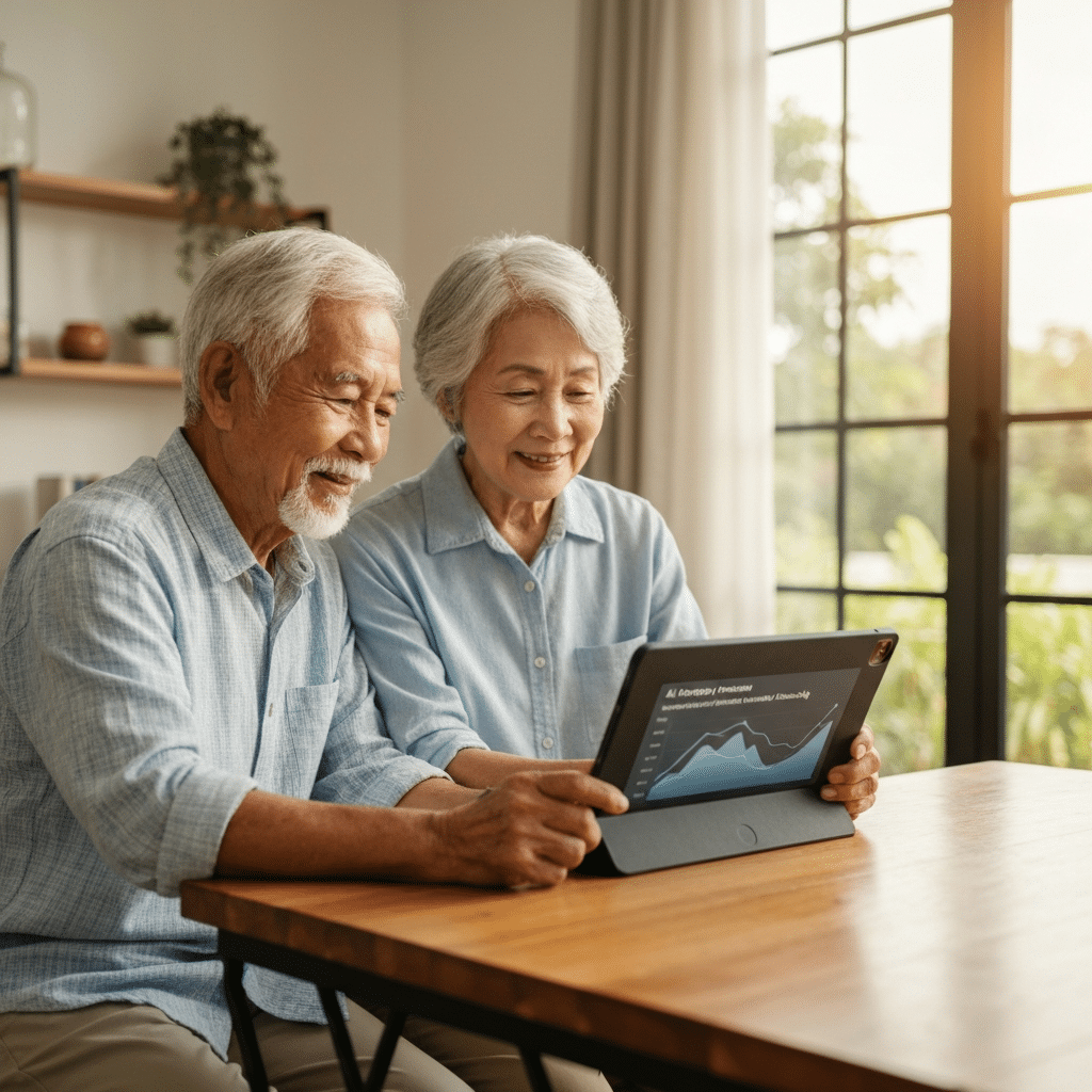 AI จัดพอร์ตเกษียณส่วนตัว สู้เงินเฟ้อวัยเก๋า - ai-retirement-portfolio-planning