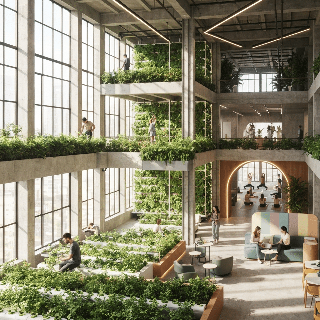 ตึกร้างใจกลางกรุง? อนาคตออฟฟิศให้เช่าหลังยุค WFH - future-bangkok-office-space-2026